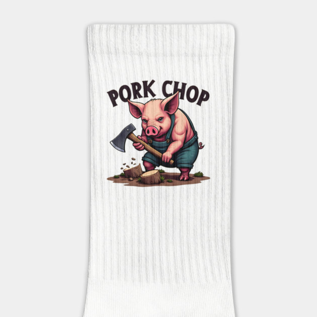 Pork Chop - Funny Pun by Silly Me Studio