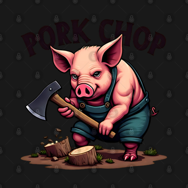 Pork Chop - Funny Pun by Silly Me Studio
