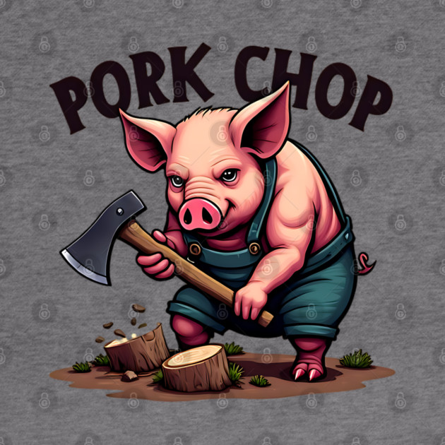 Pork Chop - Funny Pun by Silly Me Studio