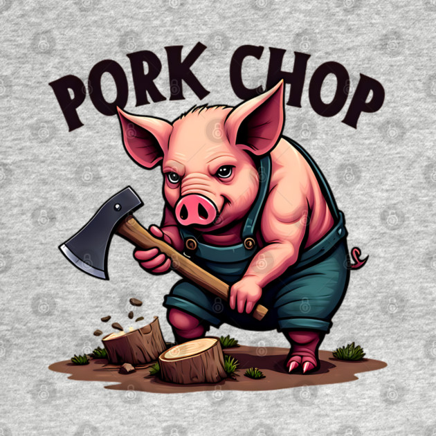 Pork Chop - Funny Pun by Silly Me Studio