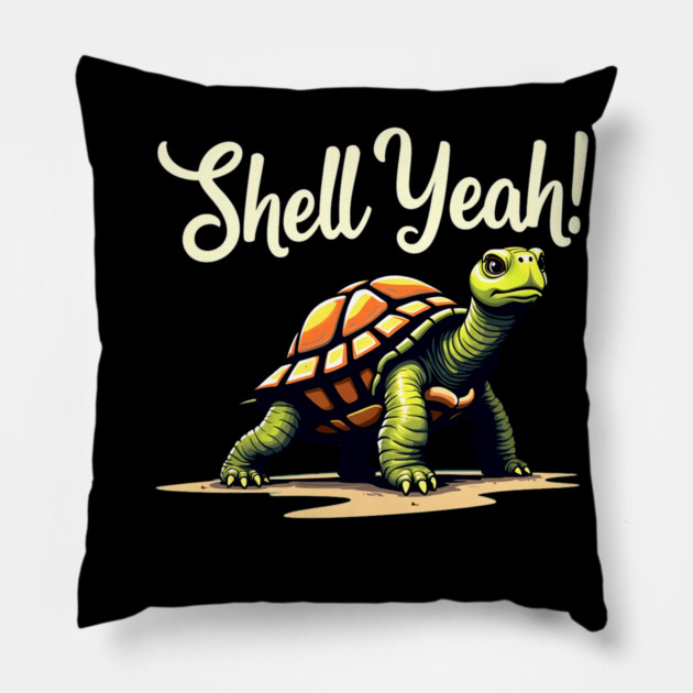 Shell Yeah - Turtle Pillow by Silly Me Studio