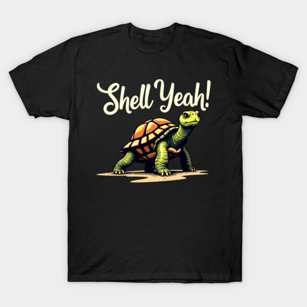 Shell Yeah - Turtle T-Shirt by Silly Me Studio