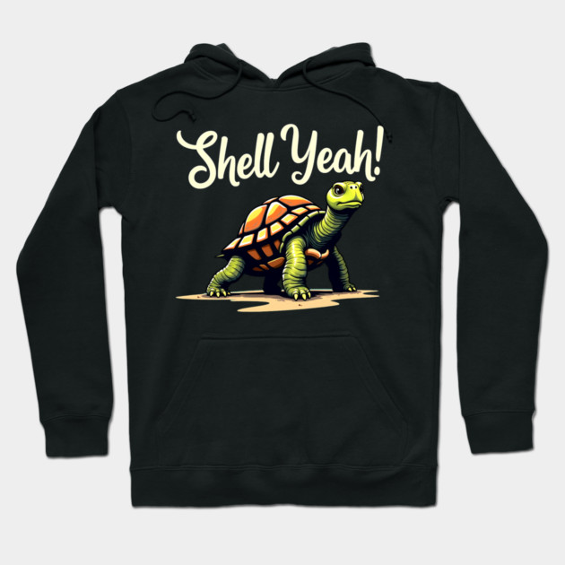 Shell Yeah - Turtle Hoodie by Silly Me Studio