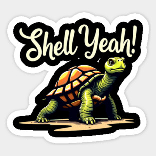 Shell Yeah - Turtle Sticker