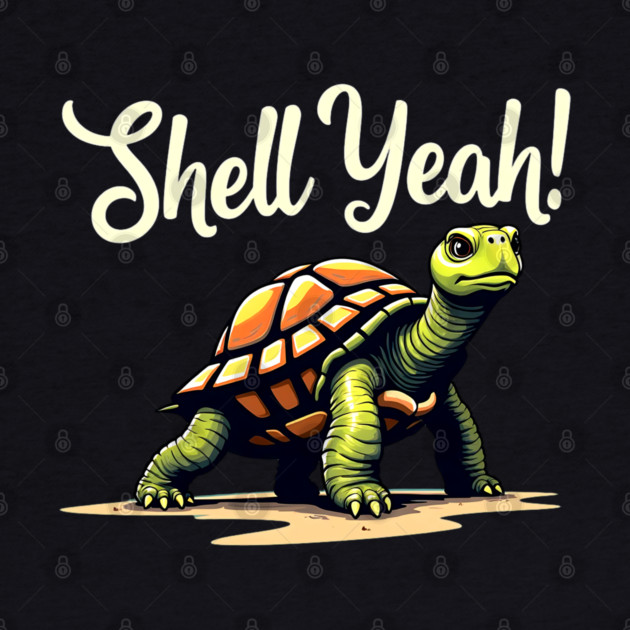 Shell Yeah - Turtle by Silly Me Studio