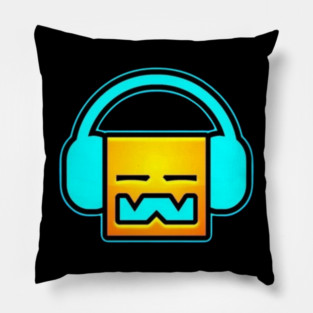 Geometry Dash Yellow Pillow