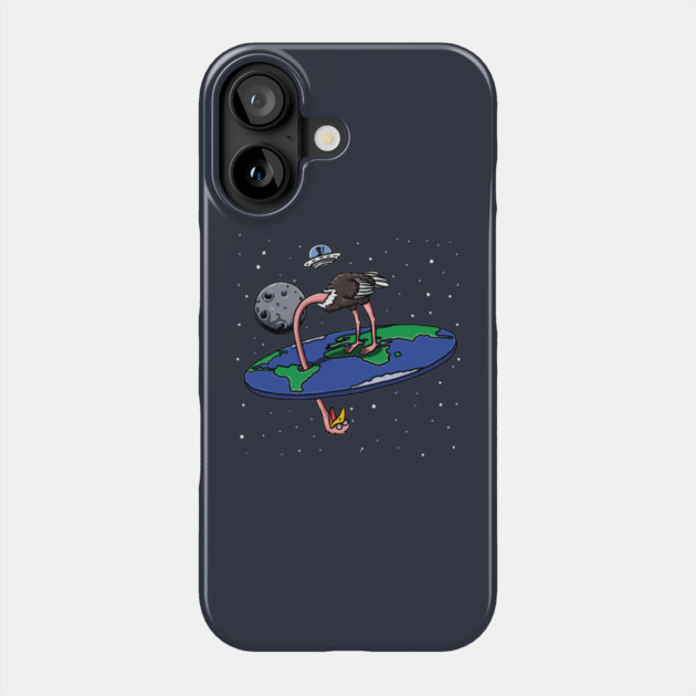 Flat Earth Peek Phone Case by GoshWow®