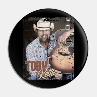 TOBY KEITH COUNTRY LEGEND RETRO Pin