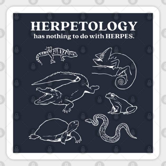 Herpetology Sticker by GoshWow®