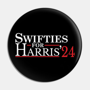 Swifties for Harris ‘24 Political Fan Design Pin