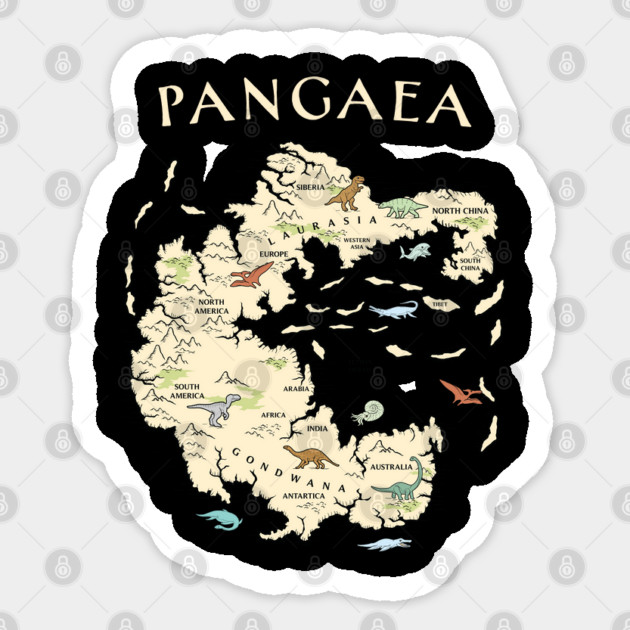 Pangaea Sticker by GoshWow®