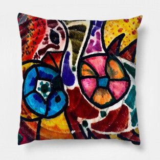 Birds and More Birds Pillow