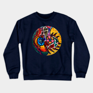 Birds and More Birds Crewneck Sweatshirt