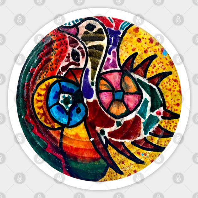 Birds and More Birds Sticker by TuncGK