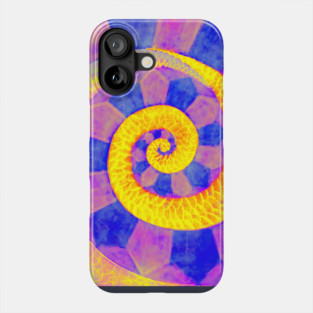 Snail - Surreal Spiral - Colorful & Abstract Phone Case