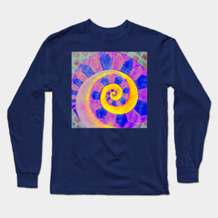 Snail - Surreal Spiral - Colorful & Abstract Long Sleeve T-Shirt