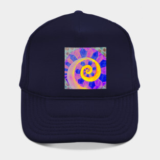 Snail - Surreal Spiral - Colorful & Abstract Hat