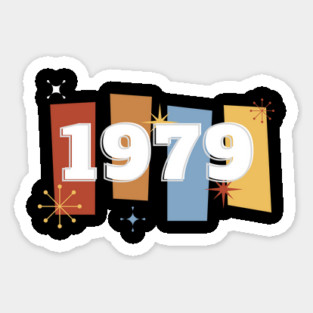 1979 Time Capsule Era - Front & Back - Retro Pop Culture Sticker