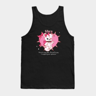 libra emo plushee teddy bear Tank Top