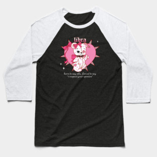 libra emo plushee teddy bear Baseball T-Shirt