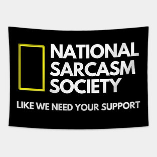 National Sarcasm Society Tapestry