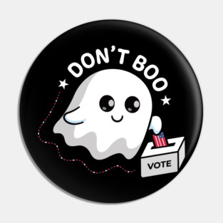 dont-boo-vote Pin