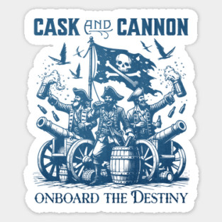 Cask and Cannon onboard the Destiny Cruise Ship Sticker