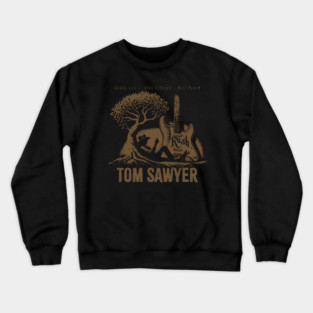 TOM SAWYER, Rush band, canada, rock retro Crewneck Sweatshirt
