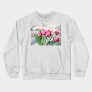 Twilight Tulips Crewneck Sweatshirt