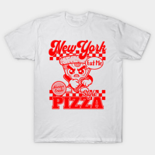 NY Pizza Box style Cartoon T-Shirt