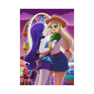 MLPEG Applejack and Rarity T-Shirt