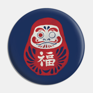 Daruma Doll Pin