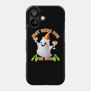 Just Here for the Boos Ghost Tee Phone Case