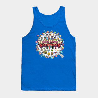 Saturday Morning Cartoons Tank Top