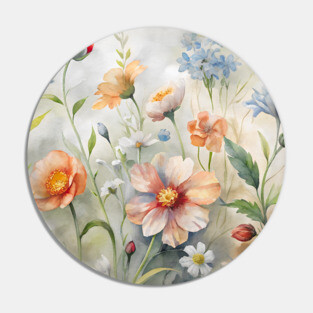 Wildflowers Pin