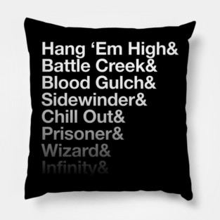 Halo CE Maps - Infinite Ampersand (White) Pillow