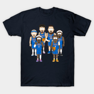 OKC Thunder South Park Digital Illustration T-Shirt