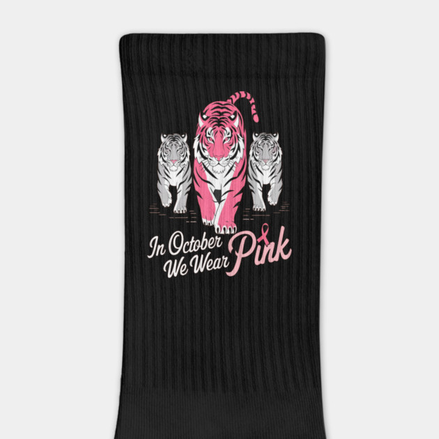 Tigers We Wear Pink October Breast Cancer Awareness by BirdsnStuff