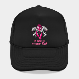 Pink Ribbon Tigers Breast Cancer Awareness Hat