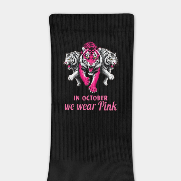 Pink Ribbon Tigers Breast Cancer Awareness by BirdsnStuff