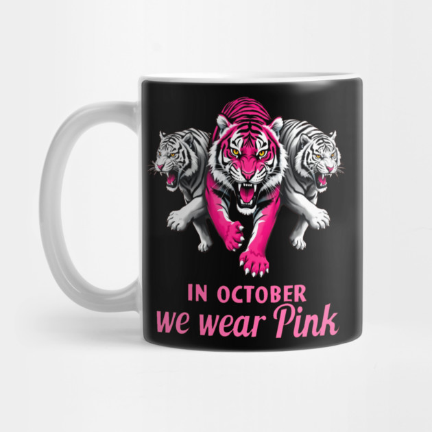 Pink Ribbon Tigers Breast Cancer Awareness by BirdsnStuff