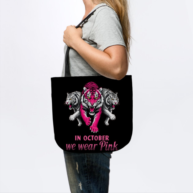 Pink Ribbon Tigers Breast Cancer Awareness by BirdsnStuff