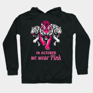 Pink Ribbon Tigers Breast Cancer Awareness Hoodie