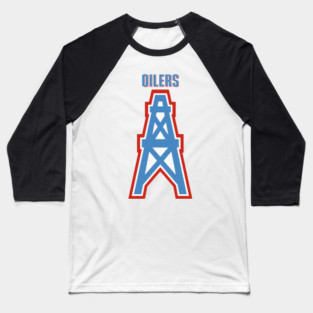 Oilers Houston Tower Baseball T-Shirt