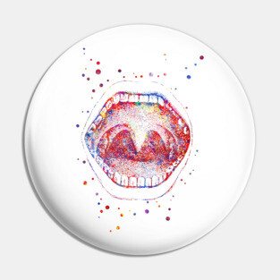 Mouth anatomy Pin
