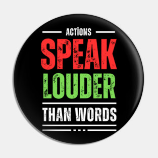 Actions Matter Pin