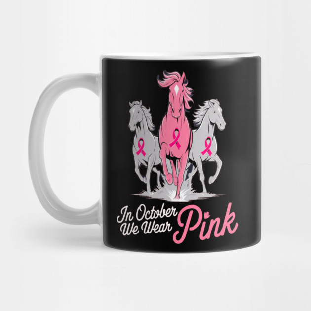 Pink Ribbon Horses by BirdsnStuff