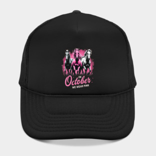 Horses for October Breast Cancer Hat
