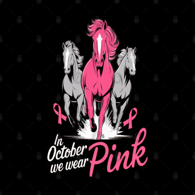 In October We Wear Pink Horses by BirdsnStuff