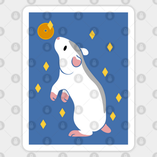 Good Fortune Hamster Sticker by DeguArts